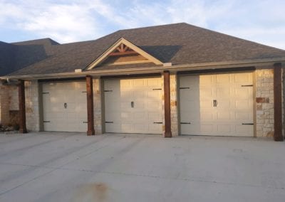 three car garage in Temple TX