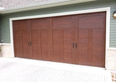 Temple TX Wood Garage Door