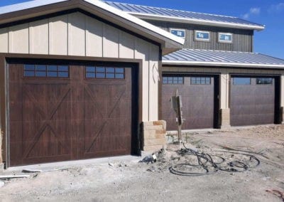 3 car garage doors after install