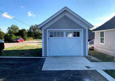 single garage door installed